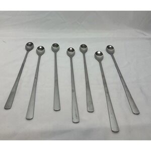 10.5-Inch Stainless‎ Steel Spoons- Ice Tea Spoons-Ice Cream Spoon- Mixed Drinks
